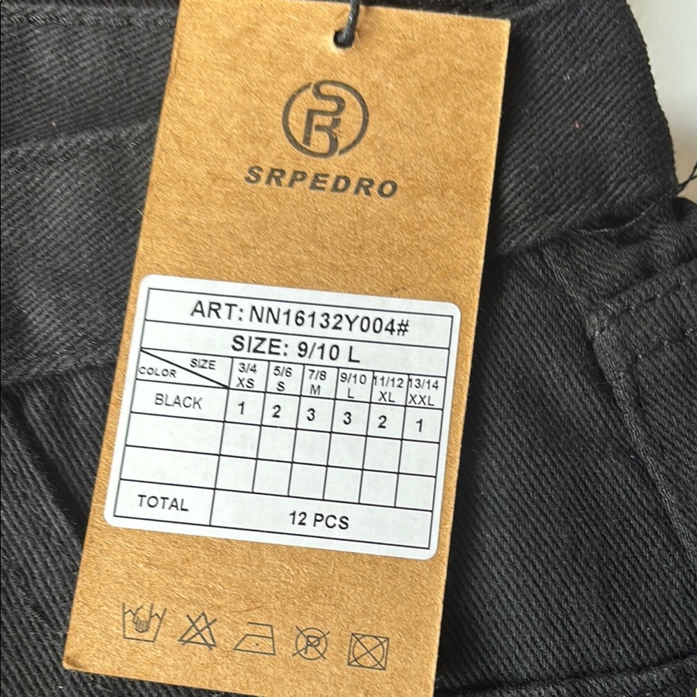 Black Distressed Jeans - Picture 3 of 5